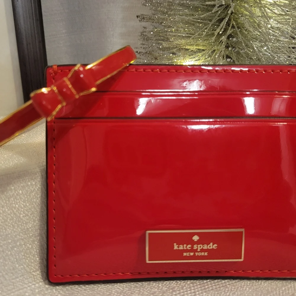 Kate Spade Red Card Holder - Picture 5 of 6